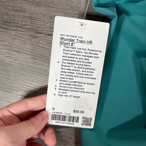 Lululemon Wunder Train High Rise Short 8" - Picture 2 of 6